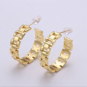 24K Gold Filled Hoop Earrings